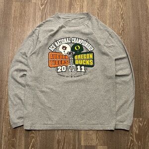 Gray BCS National Championship Long Sleeve Shirt